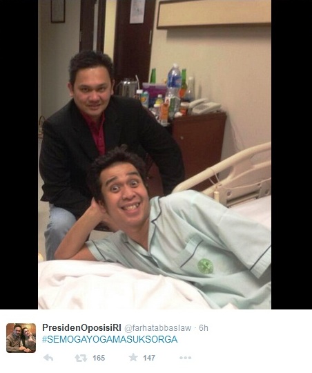 Farhat Abbas Unggah Foto Berdua Olga & Doakan Masuk Surga 